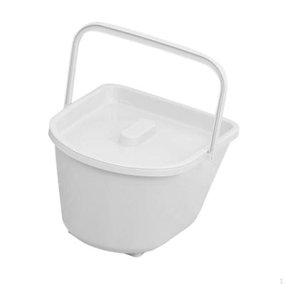 Balde para Cadeira de Banheiro , Balde para Assento Sanitário , Recipiente para Urina e Fezes para Idosos Idosas Mulheres