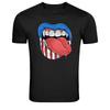 Vampire Lips Tongue Graphic T Shirt Gothic Punk Style Tee