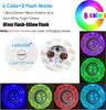 Luminous Coaster Stickers LED Bar Drinks Cup Pad Wine Liquor Bottles Coaster Atmosphere Light Cup Sticker Light-emitting Props