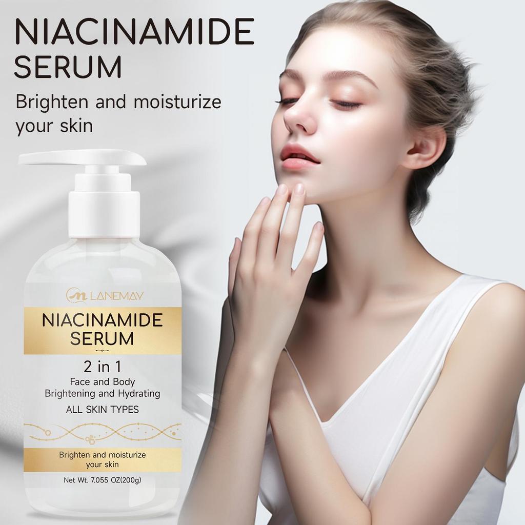 Niacinamide Serum-Brighten and Moisturize the Skin-Suitable for all Hair Types, 200ml
