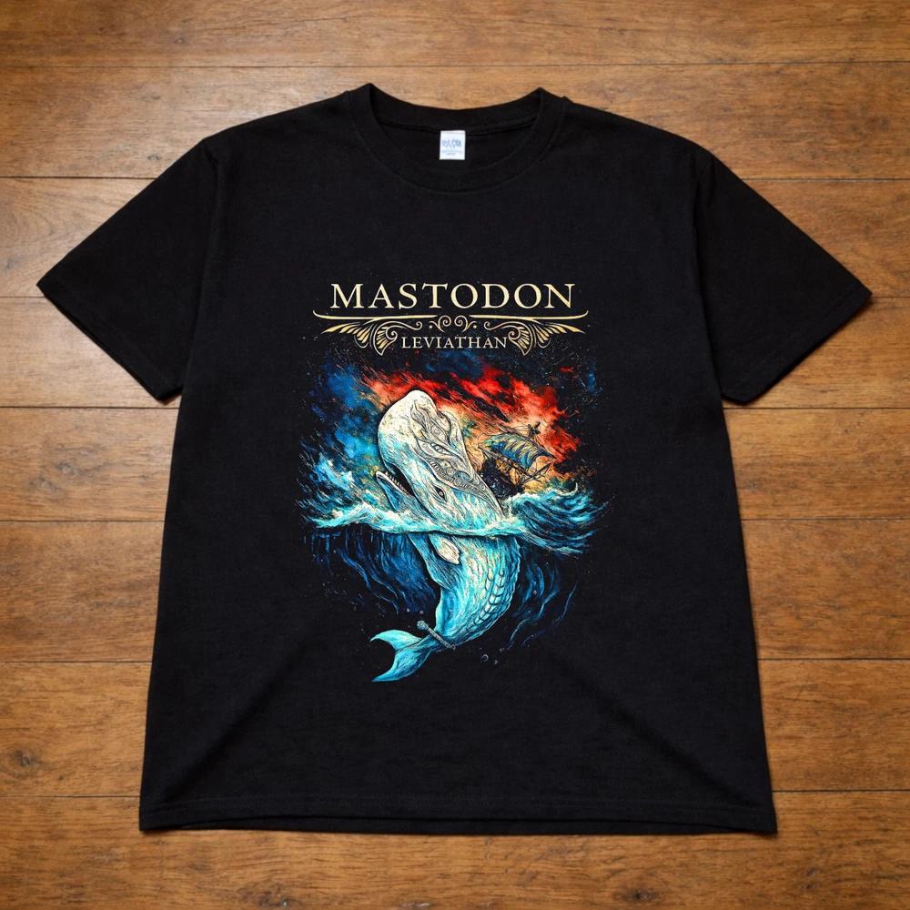 Mastodon Leviathan T Shirt Rock Metal Band Tee Adults Kids Black 2XL
