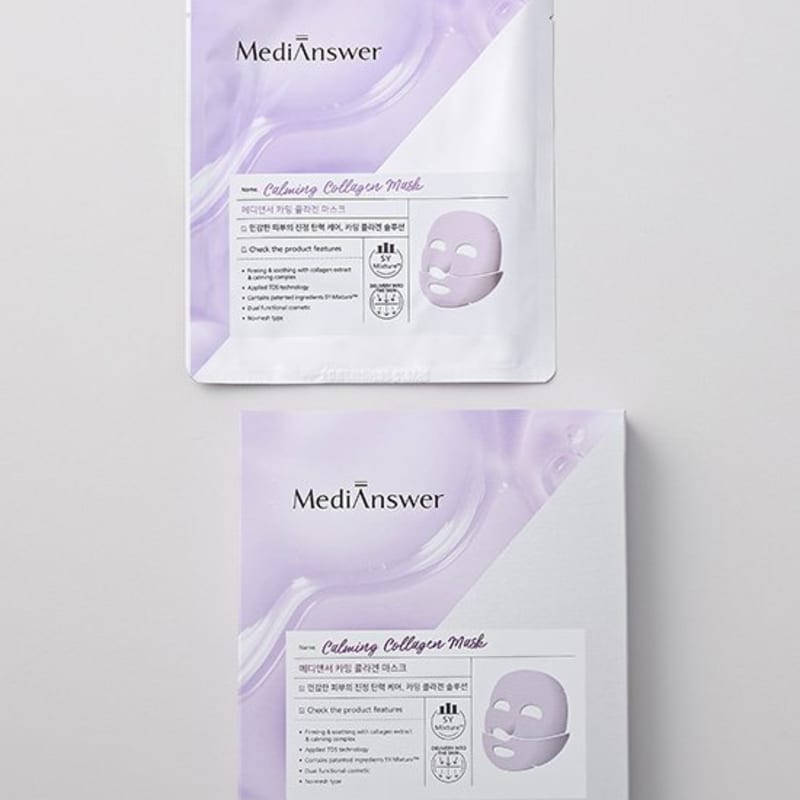 [MediAnswer] Calming Collagen Mask 1 Box (5 Sheets)