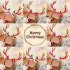 Bell Antlers Headband Bowknot Deer Horn Hair Band Cute Christmas Headband  Female