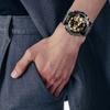 CASIO G STEEL Collection Dual Display Disk Quartz Movement Stainless Steel Strap Watch Men's Watches GM-110BD-1A9