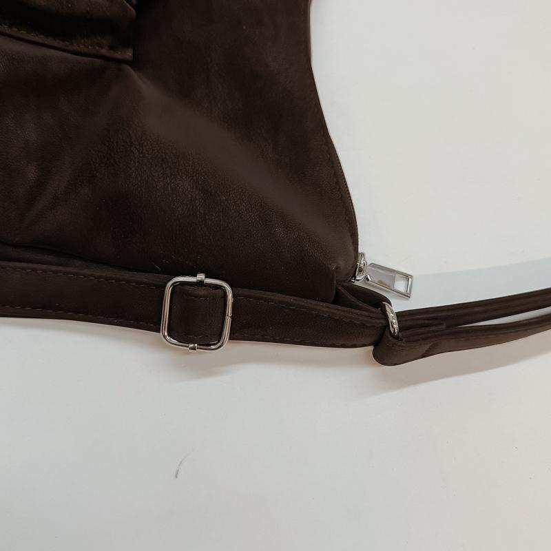 Slouchy Shoulder Bag with Front Pouch Large Capacity Everyday Fashion Tote Bag