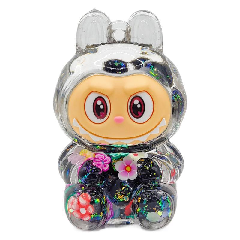 Quicksand Rabbit Cute Flash Color Dopamine Car Home Toy Ornaments