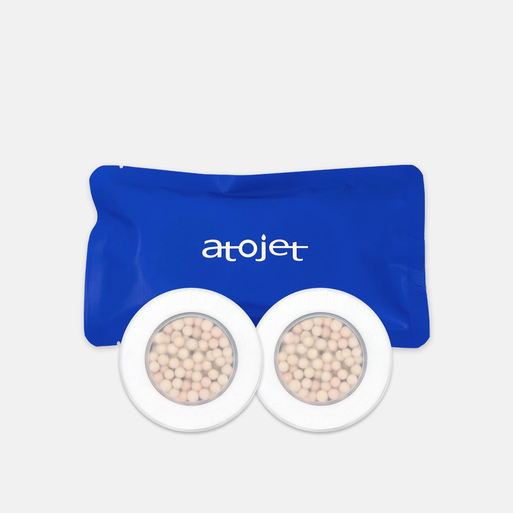 atojet Mini Filter Shower Head Travel Set – Lightweight 5-Step Filtration for Clean Water, Korean