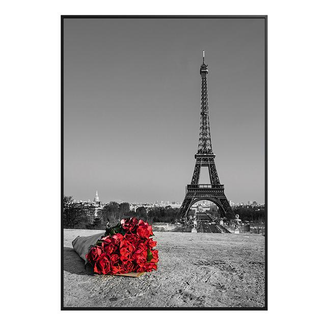 Modern Building Landscape Wall Art Pictures Canvas Painting Paris Eiffel Tower Poster For Living Room Wall Decorative Home Decor
