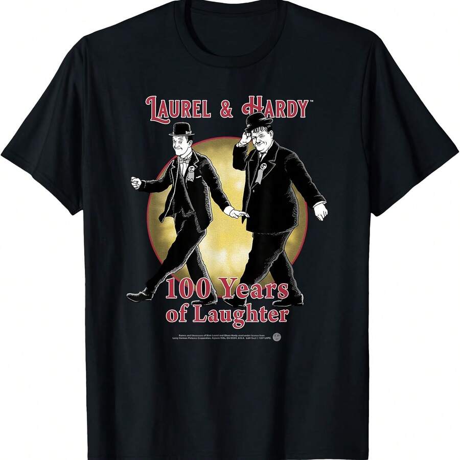 100 Years of Laughter Classic Comedy TShirt L