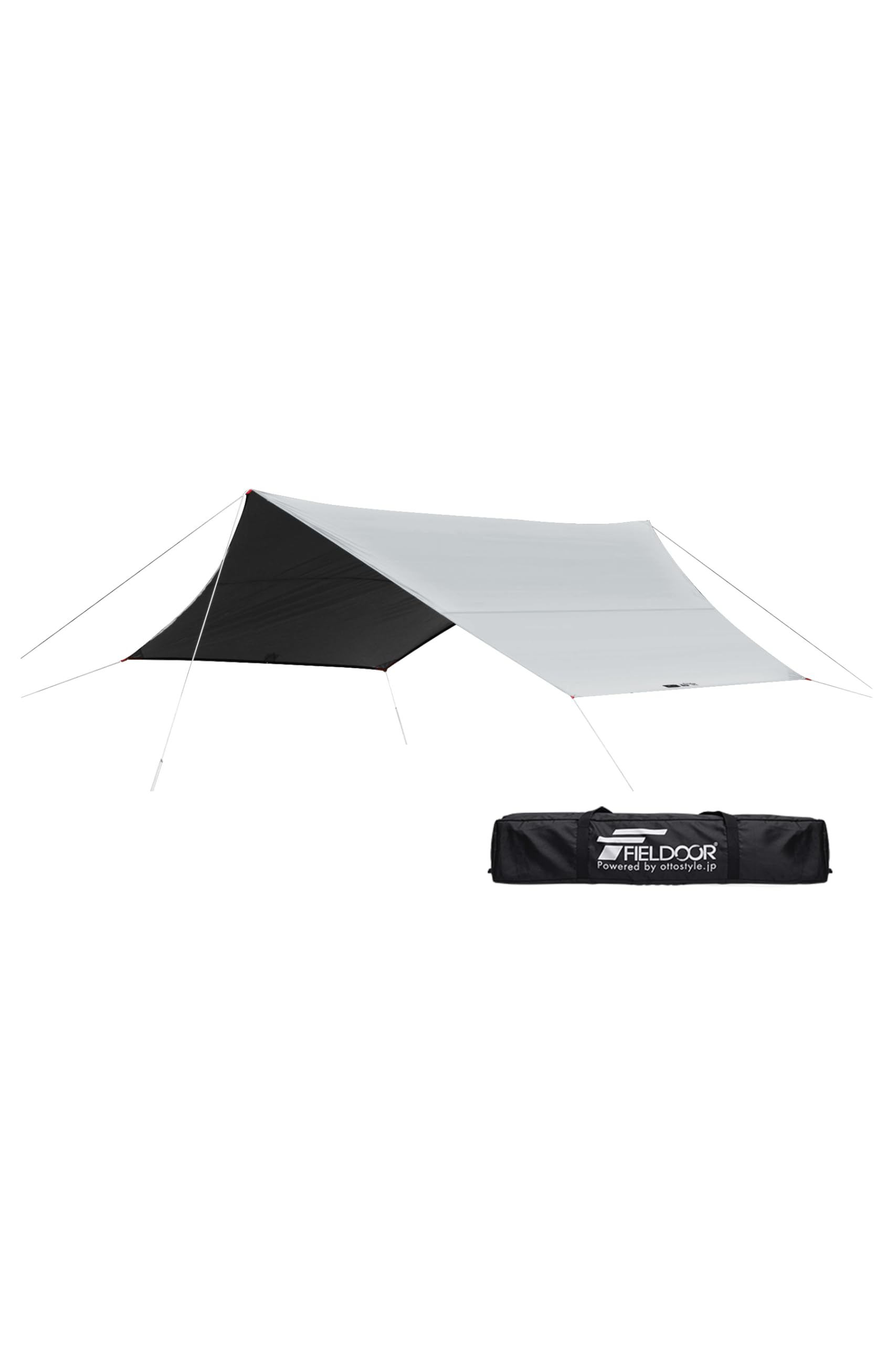 

FIELDOOR Hexa UV Highly Large Tent Person Sunshade Outdoor x [Complete Blackout] Tarp, Heat-Shielding Tent, Sunshade, Protection, Water-Resistant, серый