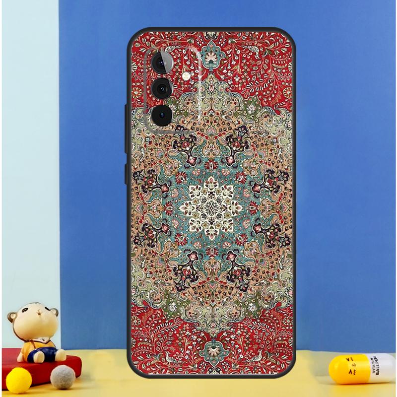 

Persian Carpet Floral Pattern Case For Samsung Galaxy A16 A36 A56 A06 A54 A34 A14 A13 A53 A12 A22 A32 A52 A35 A17 A15 A55 Samsung A12
