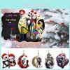 Nightmare Before Christmas Jack Sally Xmas Tree Pendant Halloween Decor Acrylic Gift