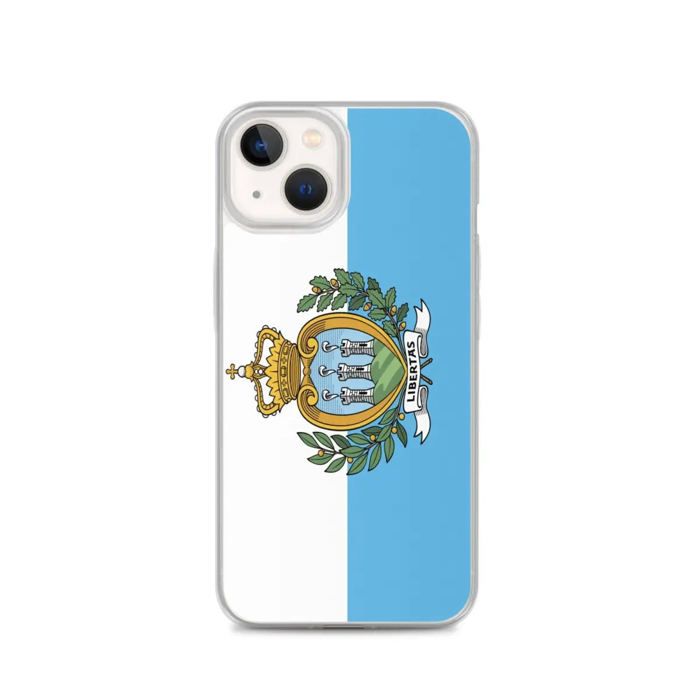 Coque Télephone Drapeau Saint-Marin - iPhone 13