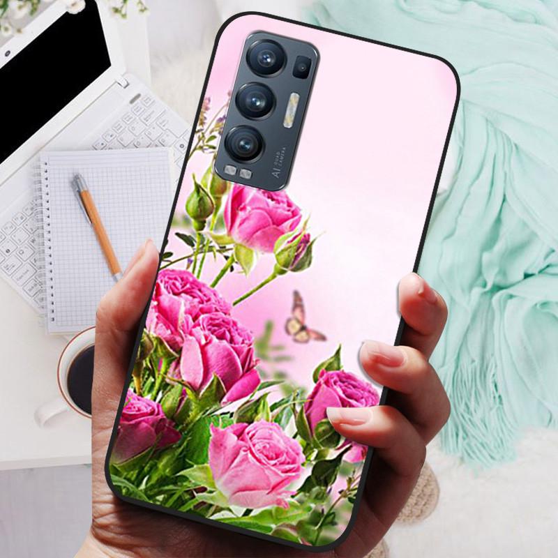 For OPPO Find X3 Neo Case Black Cover Lion Wolf Silicone Soft Back Cases For OPPO Find X3 Lite Phone Case Reno 5 Pro Plus 5G