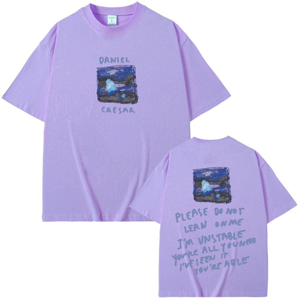 

Рэпер Дэниел Сизар Никогда не достаточно Пожалуйста, не опирайся на меня Графическая футболка Мужская Женская Хип-хоп Мода Тренд Футболки Уличная одежда S