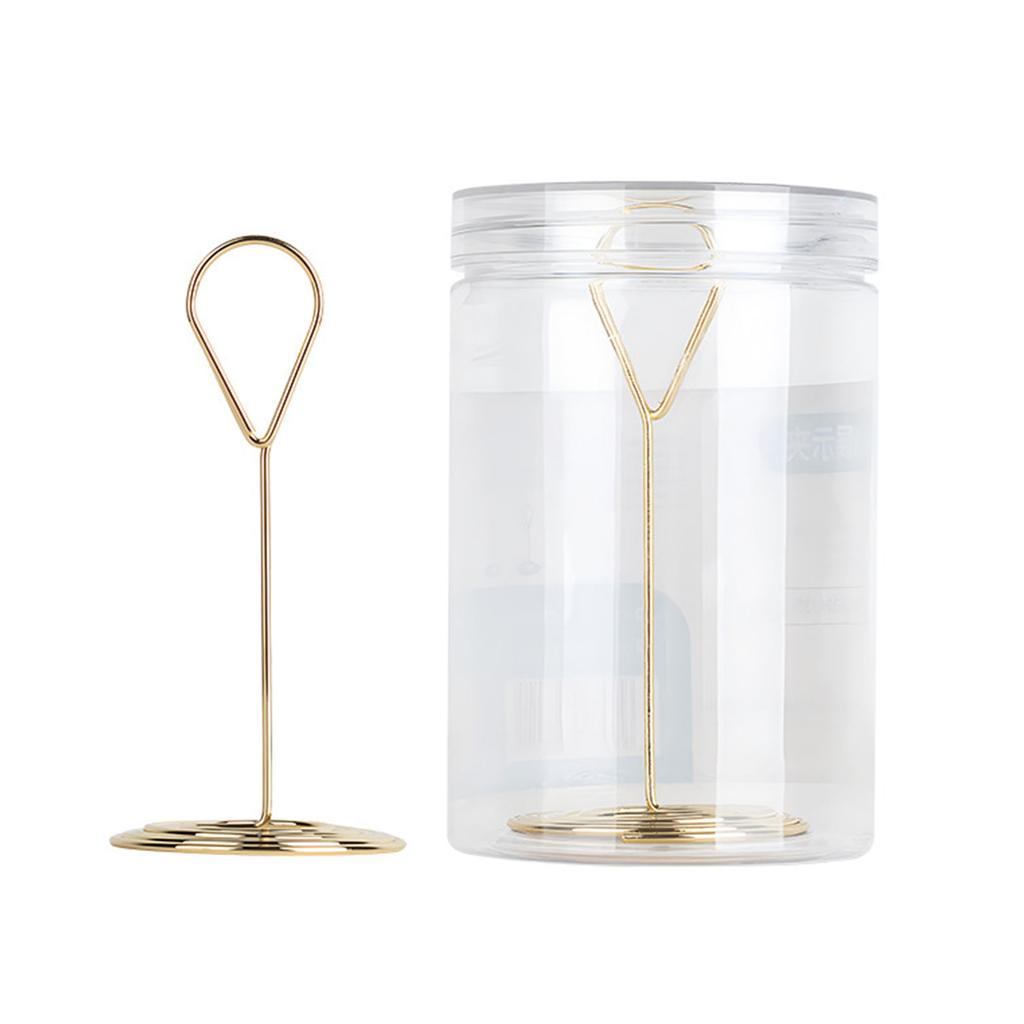Tischkartenhalter aus Metalldraht Metallklemmen Tischnummernhalter Geeignet für Hochzeitsempfänge und Abschlussfeiern