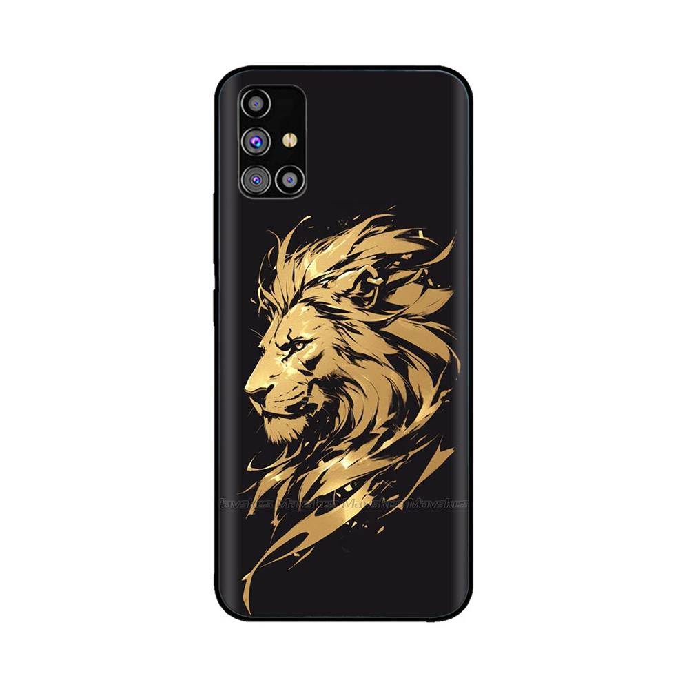 Shockproof Cover For Samsung Galaxy A51 Case Animal Painted Soft Silicon Cover For Samsung A51 Case A 51 4G 5G Bumper Shell Para