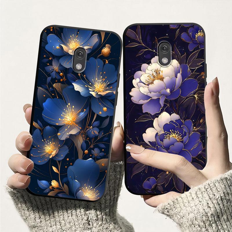 Protezione Per Nokia 215 4G Custodia Per Nokia 225 4G Antiurto Morbido Silicone Cover Posteriore TPU Custodia per Telefono Fiore Gatto Antipolvere Bumper