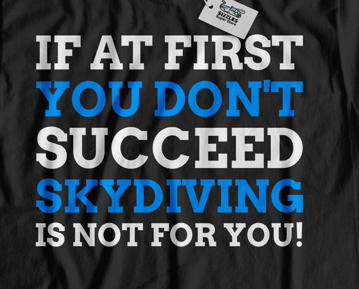 

Unisex Funny Skydiving T-Shirt Free Faller And Skydiver Gifts M