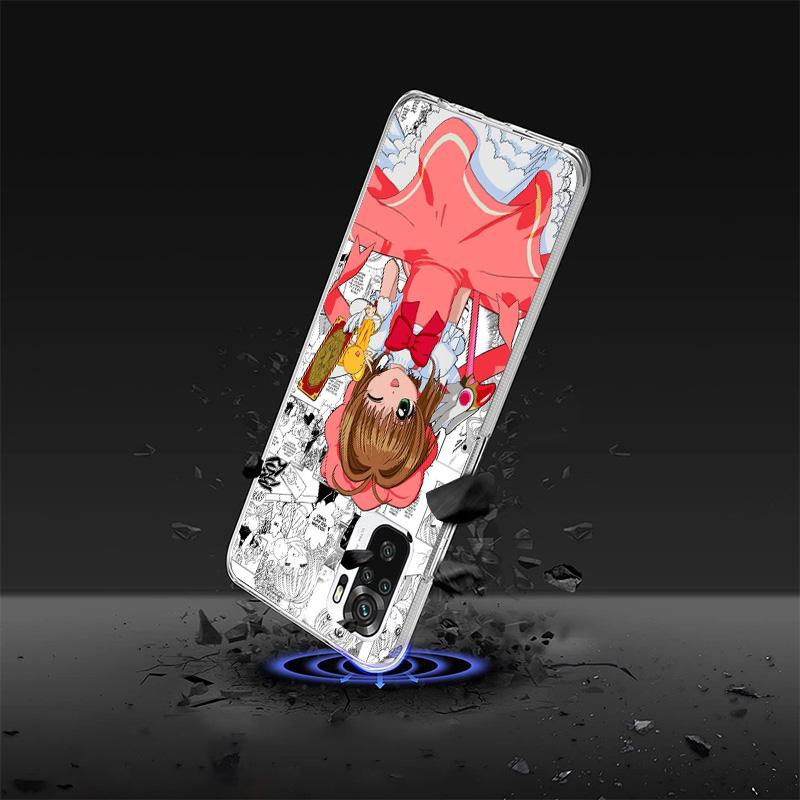 CardCaptor Sakura Anime Phone Case For Xiaomi Redmi Note 15 14 13 12S 12 11 Pro Plus 14S 11S 11E 10 10S 11T 5G Personalized Cove