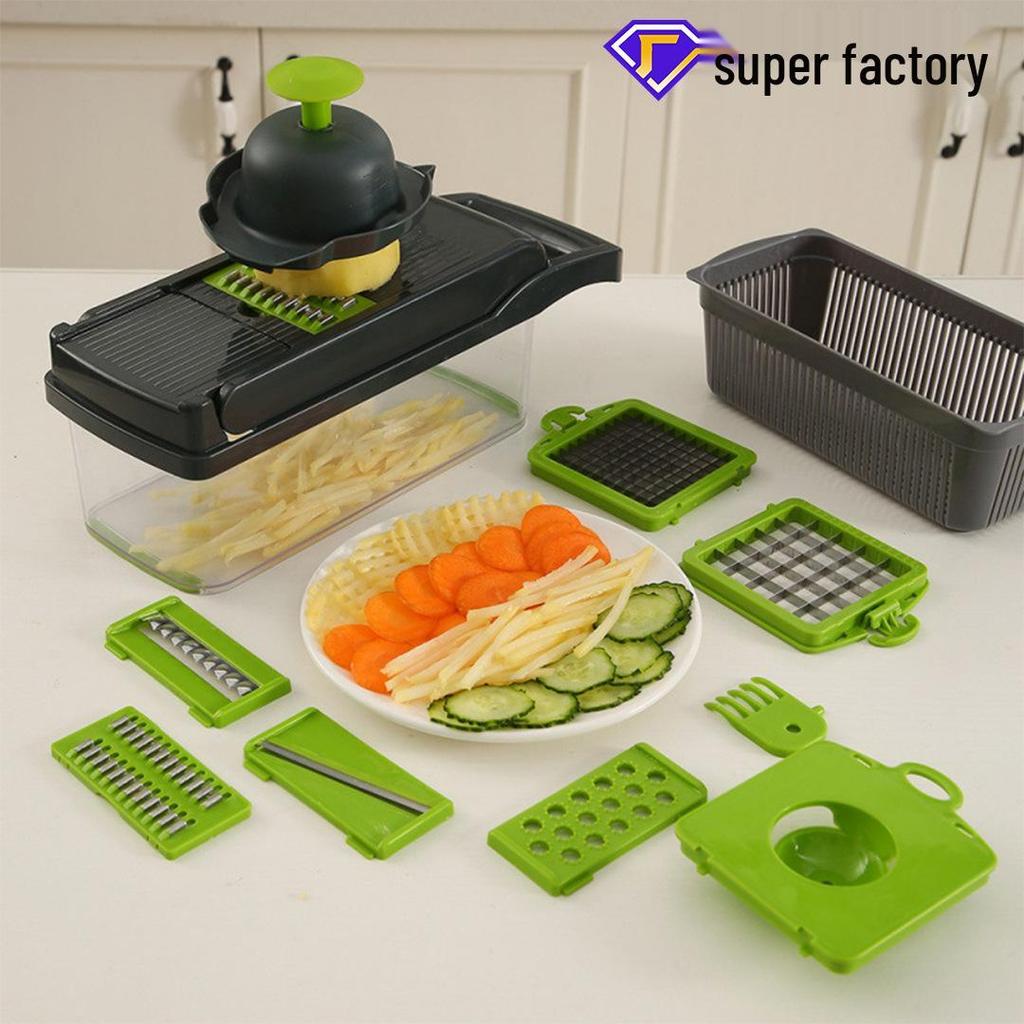 Multifunctional Vegetable Cutter and Grater for Potatoes and More