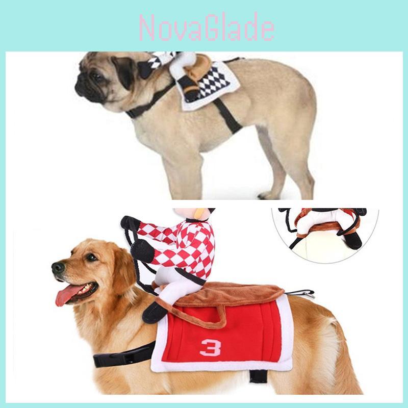 Vysoce kvalitní kostým koňského sedla pro psy Ideální pro cosplay nebo maškarní