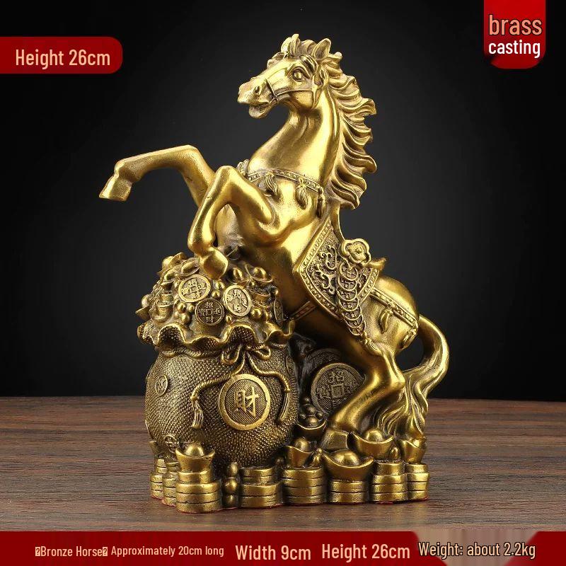 Bronze Success Horse Figurine