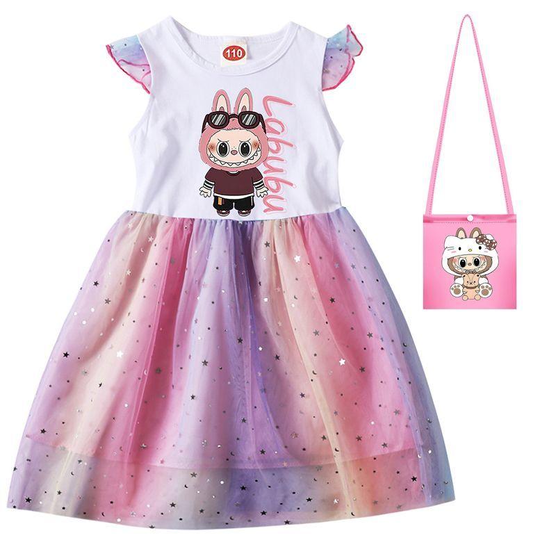 Summer Girls'  Dress, Children's Chiffon Dress, Festival Performance Dress