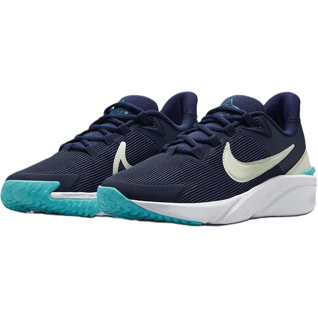 Nike Star Runner 4 Low Top Running Shoes Blue White Unisex DX7615-409