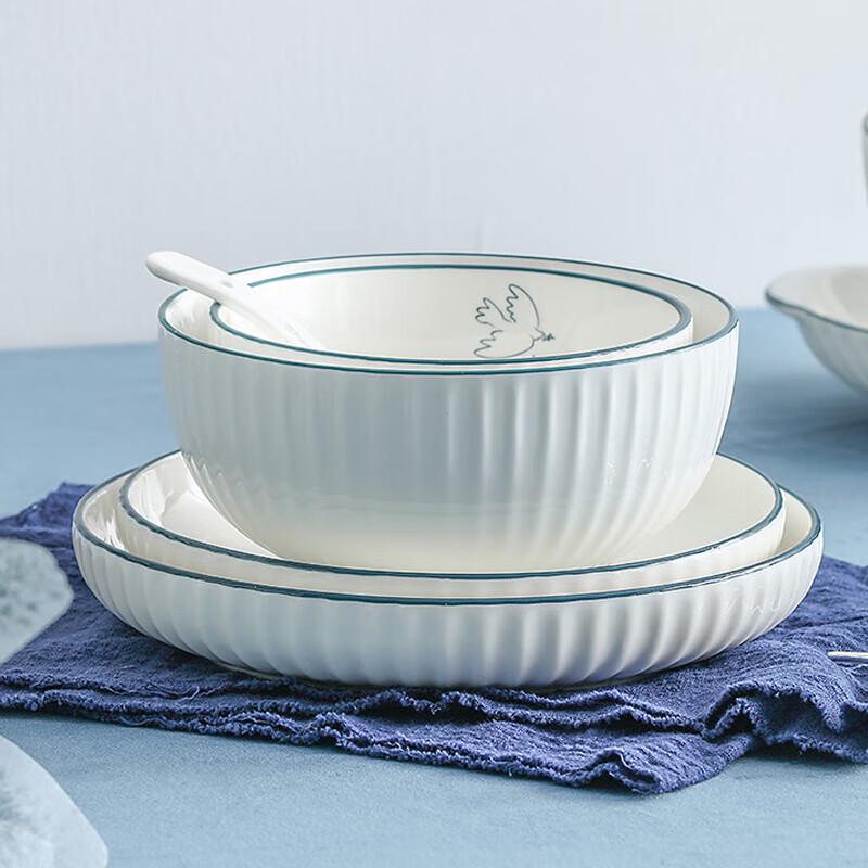 Picasso Peace Dove 6-Piece Ceramic Dinnerware Set