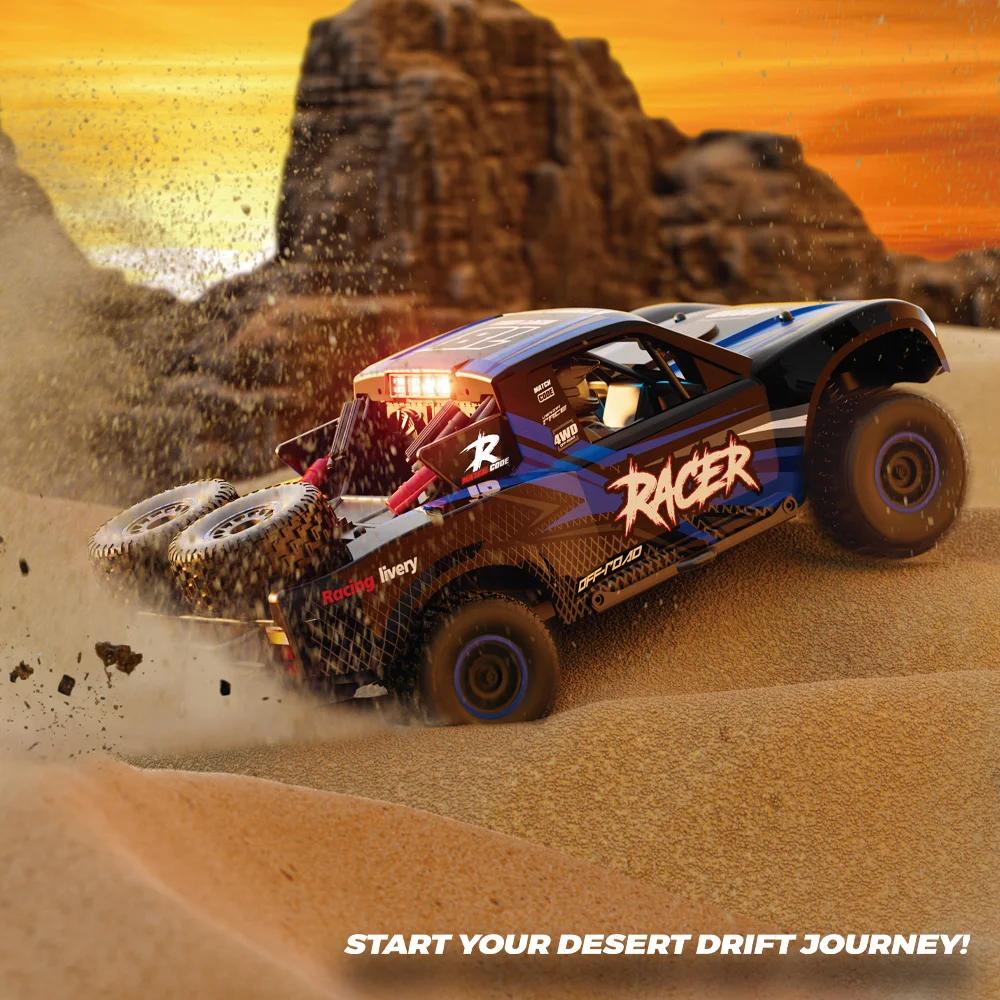 HB 1/12 Full Scale R1201 RC Car 4WD Brushless Short Card High Speed 2.4G Remote Control Car Model Toys for Chlidren Kid Gifts