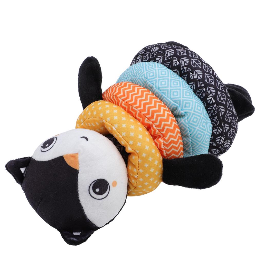 Plush Stacking Rings Baby Toy Soft Machine Washable Learning Stacking Toy for Infants