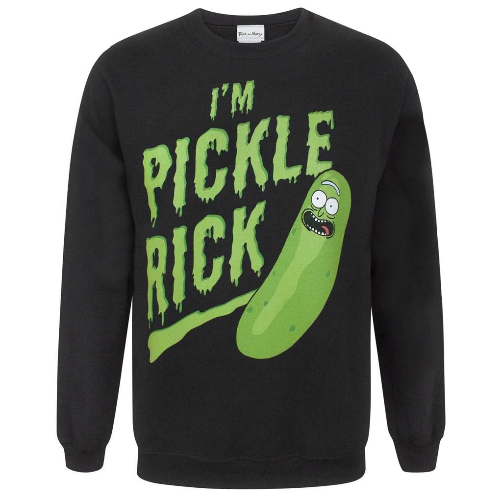 Rick And Morty Mens Pickle Rick Sweater