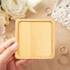 Round Walnut Wood Coaster Durable Stand Mug Tea Coffee Cup Pad Heat Resistant Beech Wood Coaster Table Tableware Decor