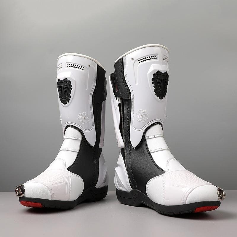 Motorrad-Stiefel für Herren und Damen für alle Jahreszeiten - Offroad-Renn-Kurzstiefel