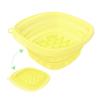 Square Foldable Silicone Bowl For Face Ice Bath And Home Skincare Routine Portable Face Dipping Bowl For Women And Girl