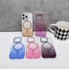 iPhone 17 Glitter Magnetic Case with Apple 16 Metal Lens Ring - 14 Pro Max Transparent Protective Cover