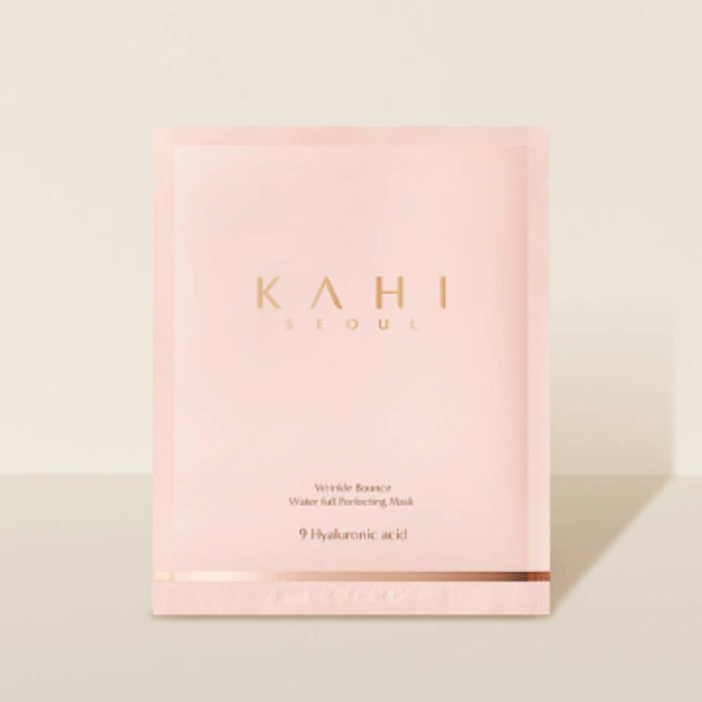 KAHI / Wrinkle Bounce Water Full Perfecting Mask / 35g x 1EA (or 3EA / 6EA) / Intense Hydration & Collagen Boosting / Made in Korea