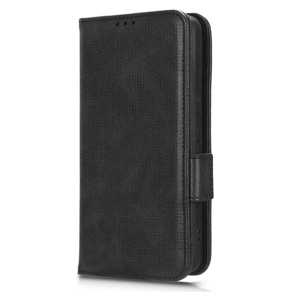 For Google Pixel 8 Pro Anti-Scratch Wallet Phone Case PU Leather Imprinted Triangle Stand Cover