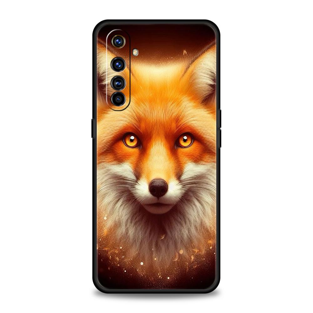 

Soft TPU For Realme 11 10 9 Pro Plus GT2 GT3 GT5 C21 C25 C35 C53 C55 C67 Pro 5G Shockproof Phone Case Cute Animal Fox Fundas Bag Realme 10