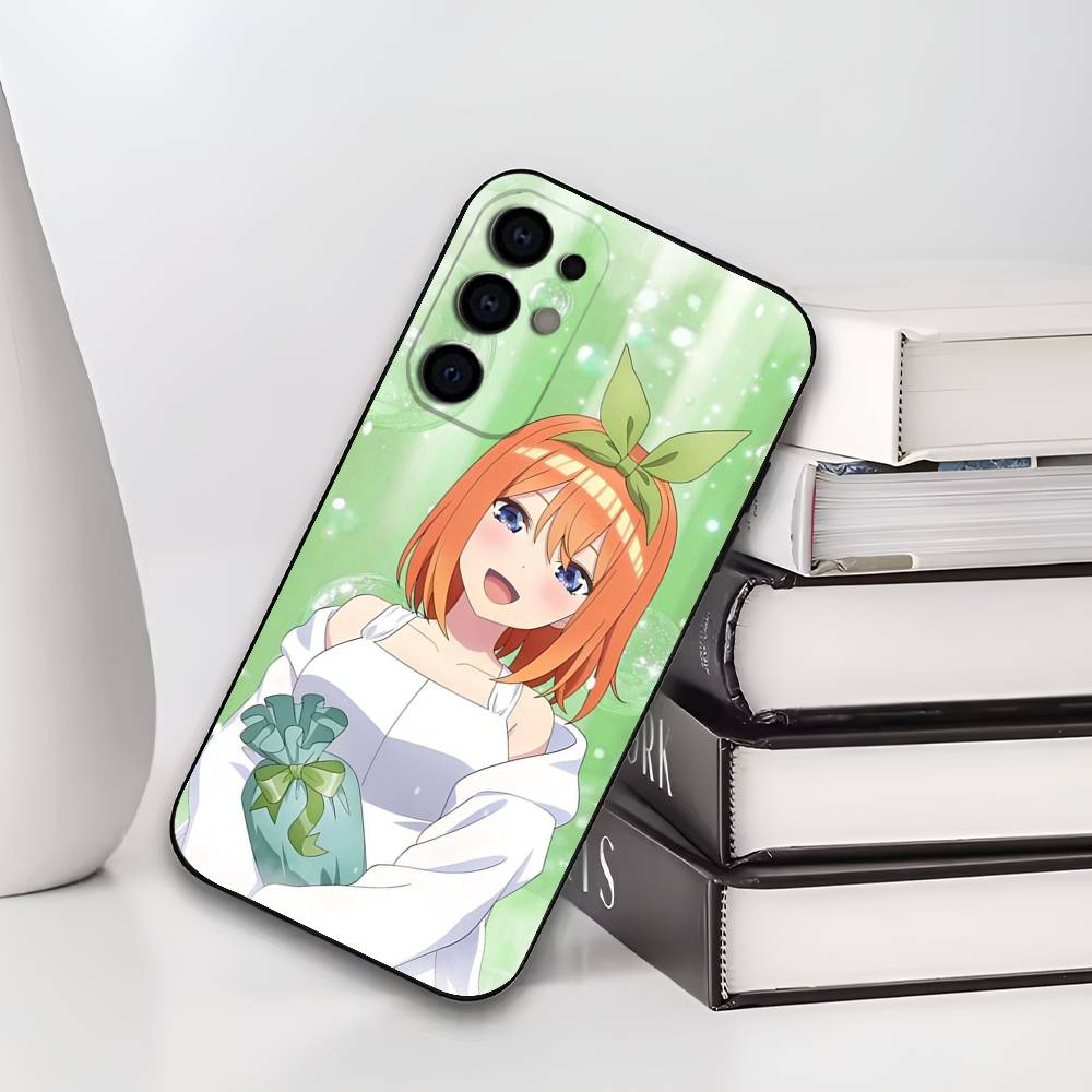 

Y-Yotsuba N-Nakano Soft Silicone Phone Case for Samsung S25/S24/S21/S22/S23/S30/Ultra/S20/Plus Black Cover Samsung S225G