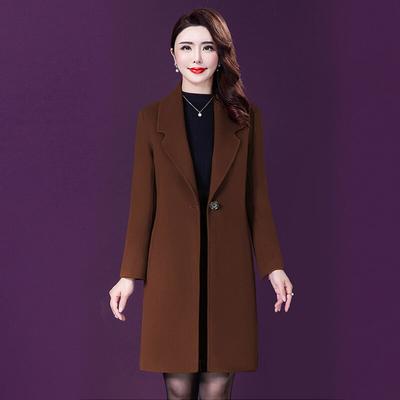 Autumn Winter Korean Woolen Coats Office Lady Overcoat Cashmere Woman Clothes
