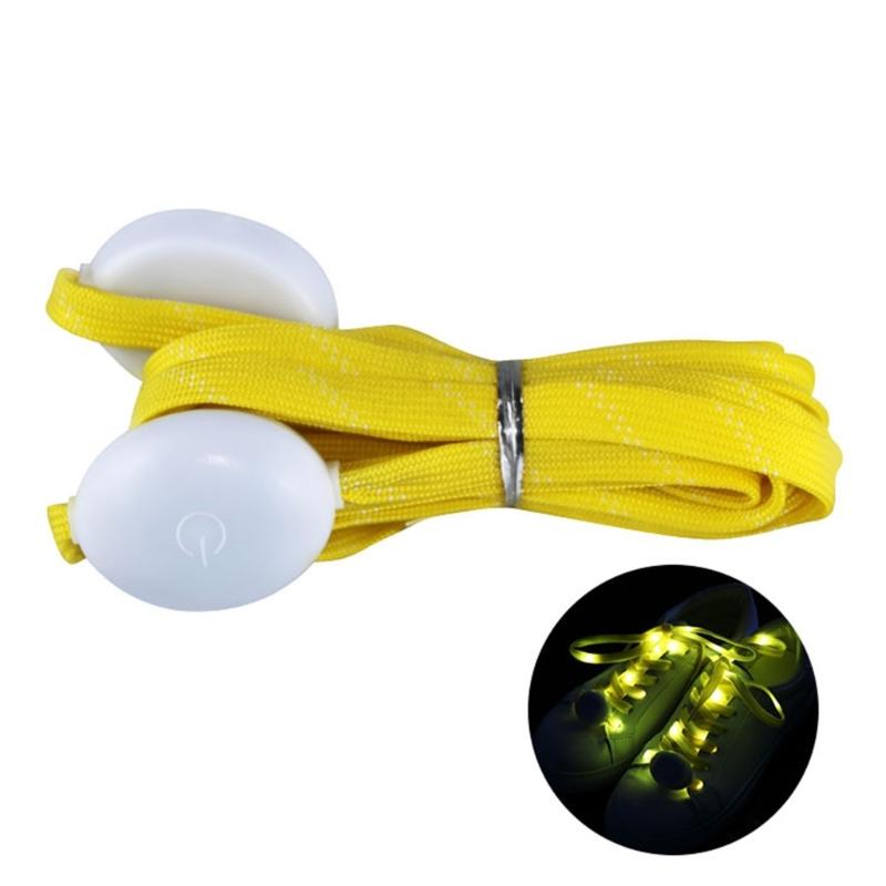 1 Pair LED Light Up Shoelaces for Night Running, Party, Mutlicolor Lighting Shoe Laces Glow Shoe Laces for Sneaker