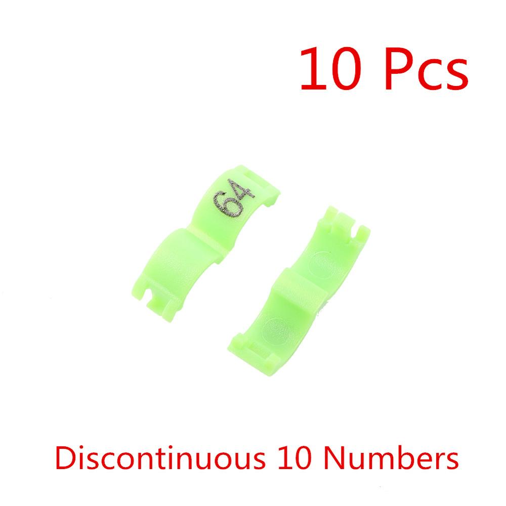 10 Pcs Inner 2.7/ 3/4/4.5/5mm Canary Clip Ring Bird Pigeon Parrot Leg Rings Small Birds Foot Rings With Number Bird Clip Ring