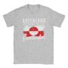 Mens Greenland Flag  T Shirt  Pure Cotton Clothes Funny Short Sleeve Crewneck Tees Original TShirt