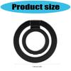 360 Rotating Magnetic Phone Mount with Double Hoop Grip Foldable Design and Metal Construction Universal