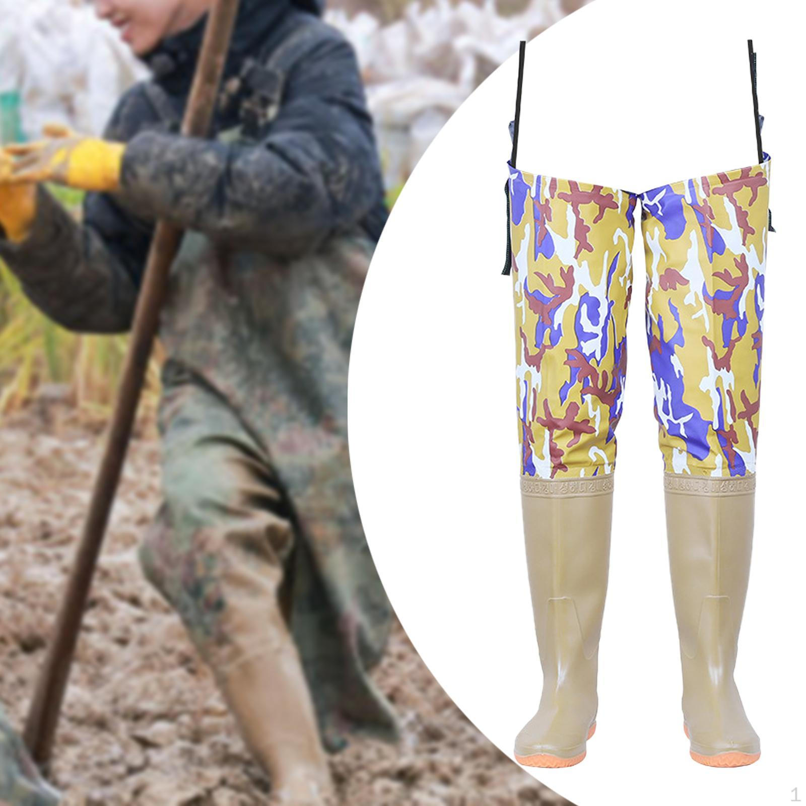 

Водонепроникні штани для риболовлі Bootfoot PVC для садових завдань Size 44