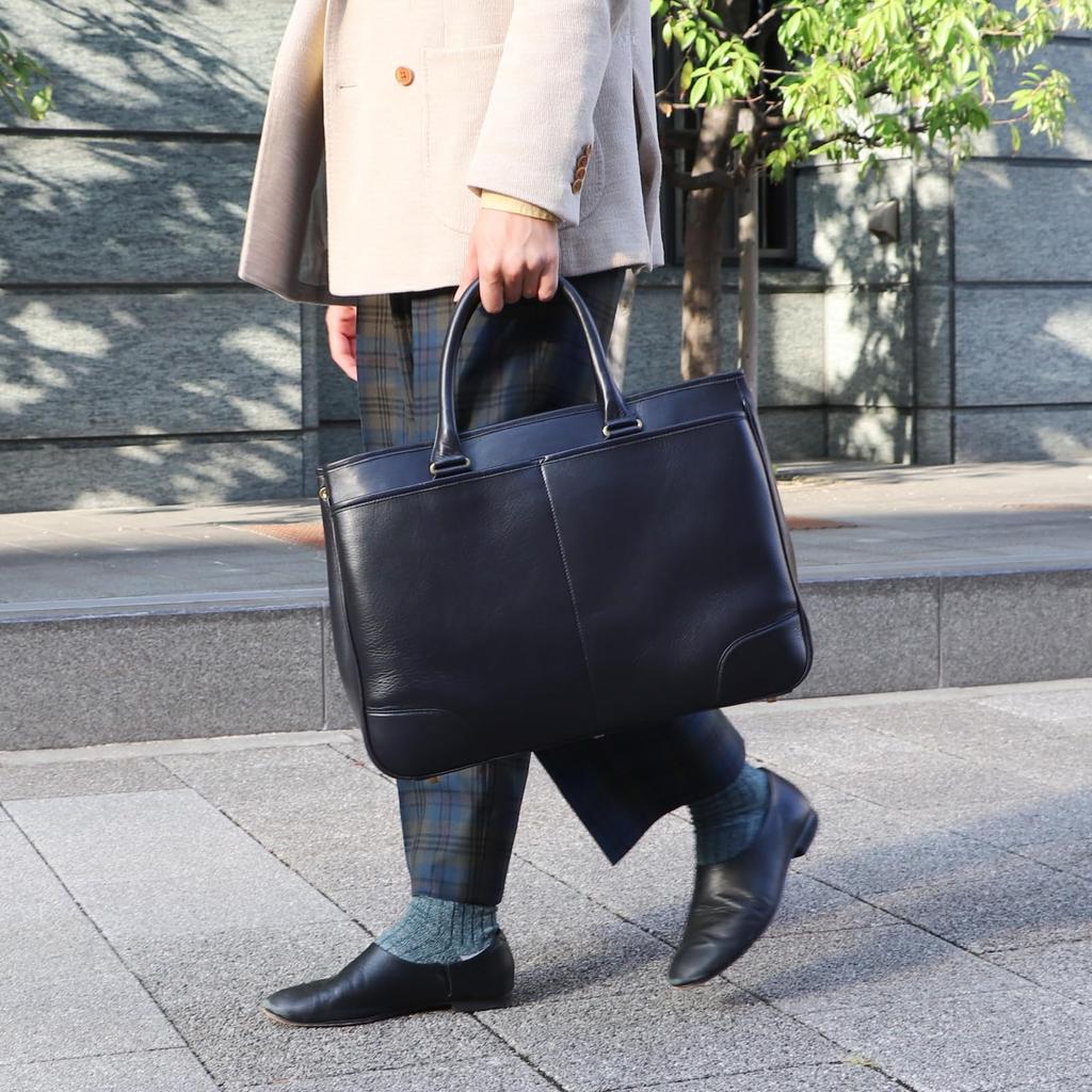 Genuine Leather NP Leather Briefcase Stylish Boosters Dark Brown [Boosters]