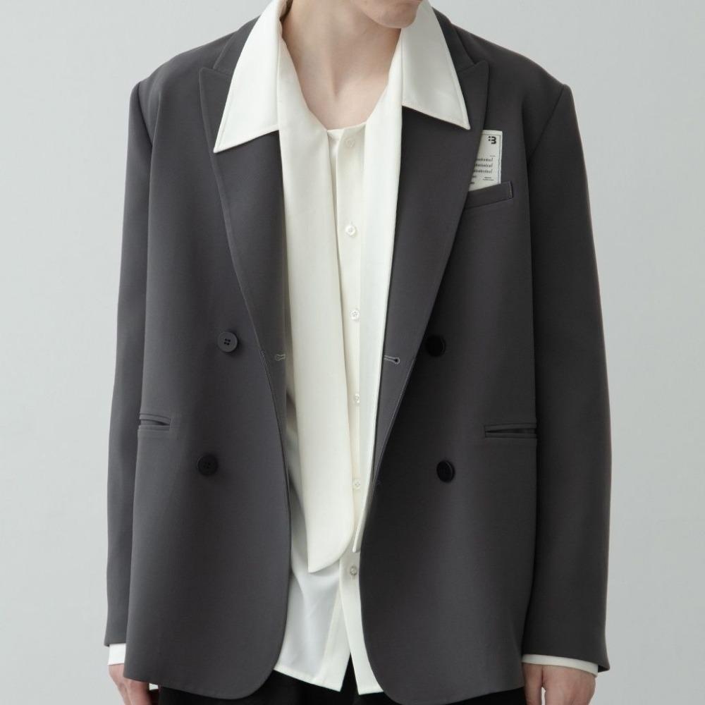 Stylish Korean Loose Oversize Suit Jacket Women's High-end Korean Loose School Uniform Top Trend