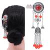 Exotic Hair Clip Side Clip with Tassels For Women Kazak Styles Hair Styling Accessory for Formal Event Costume Accessory